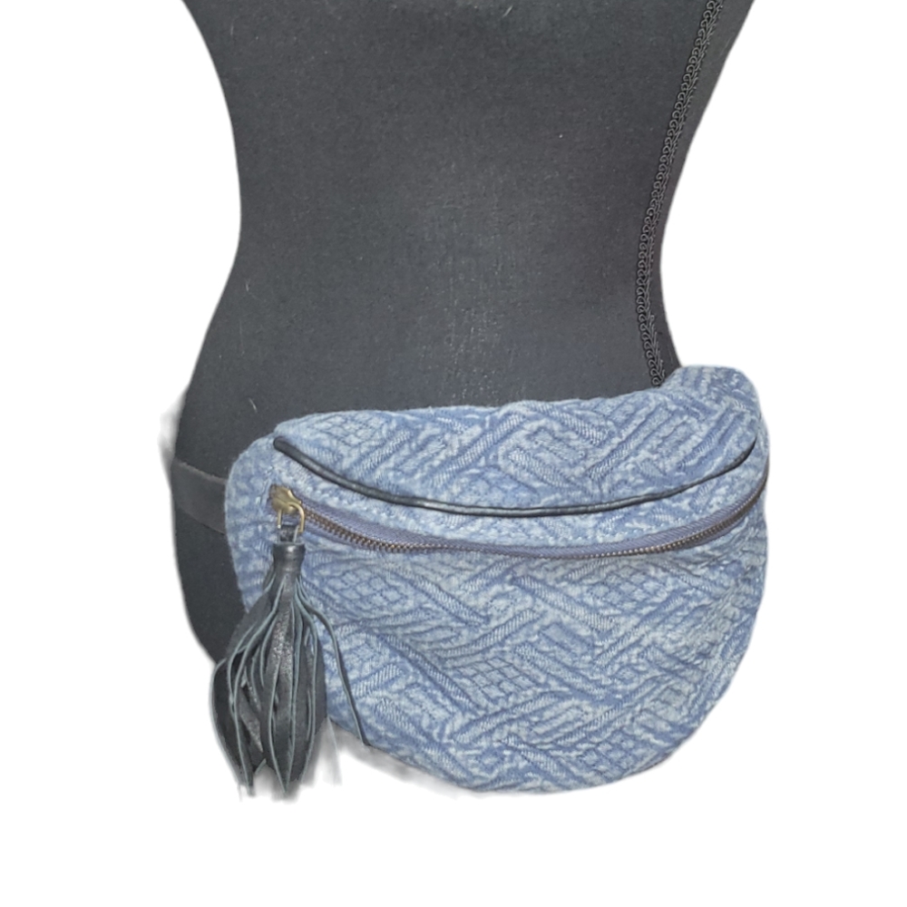 Urban Outfitters Ecote Textured Cloth and Leather  Belt Bag